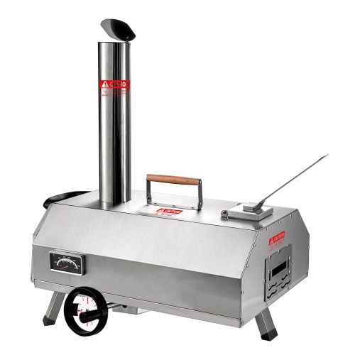 Semi-Automatic Silver 12 Outdoor Pizza Oven Portable Wood Fired Pizza Oven Outdoor Cooking Pizza Maker Portable Pizza Oven for Authentic Stone Baked P Semi-Automatic Silver 12 Outdoor Pizza Oven Portable Wood Fired Pizza Oven Outdoor Cooking Pizza Maker Portable Pizza Oven for Authentic Stone Baked P