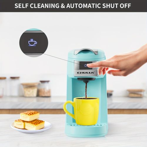 CHULUX Upgrade Single Serve Coffee Maker for K CUP, Mini Coffee Maker Single Cup 5-12oz Coffee Brewer CHULUX Upgrade Single Serve Coffee Maker for K CUP, Mini Coffee Maker Single Cup 5-12oz Coffee Brewer