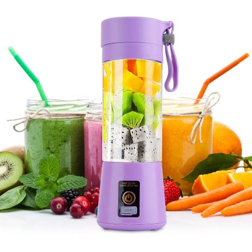 Portable Juicer Blender USB Rechargeable Juicer Cup Fruit Baby Food Mixing Machine with 6 Blades Powerful Motor Portable Juicer Blender USB Rechargeable Juicer Cup Fruit Baby Food Mixing Machine with 6 Blades Powerful Motor